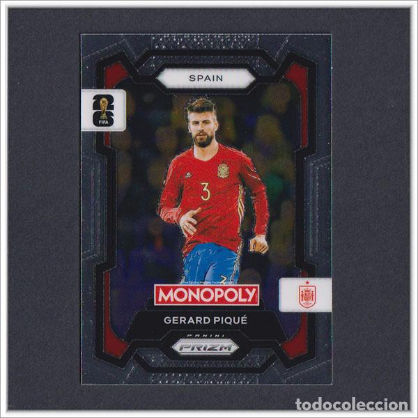 Cromos de F&uacute;tbol: FIFA WORLD CUP 2026 PANINI PRIZM MONOPOLY GERARD PIQUE 46 ESPA&Ntilde;A COLECCI&Oacute;N ALBUM MUNDIAL