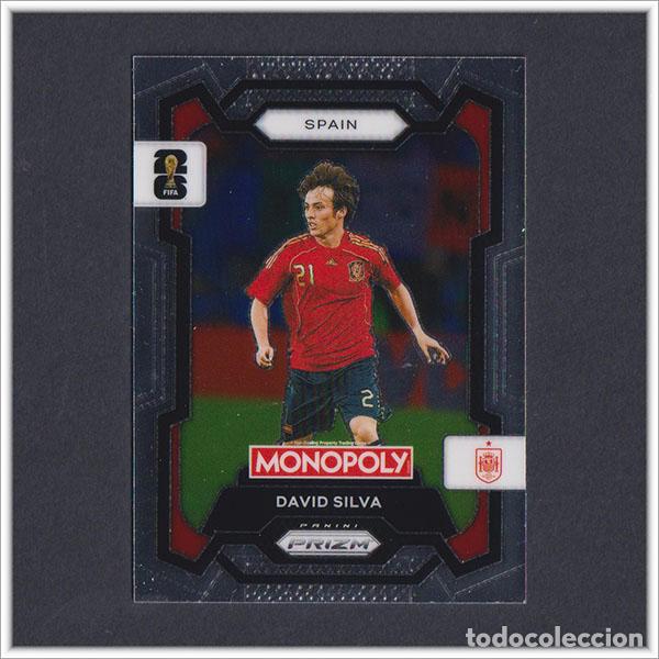 Cromos de F&uacute;tbol: FIFA WORLD CUP 2026 PANINI PRIZM MONOPOLY DAVID SILVA 42 ESPA&Ntilde;A COLECCI&Oacute;N ALBUM MUNDIAL