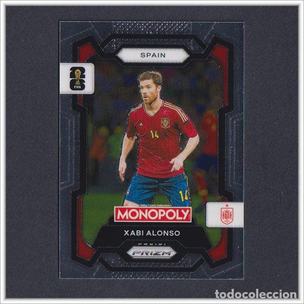 Cromos de F&uacute;tbol: FIFA WORLD CUP 2026 PANINI PRIZM MONOPOLY XABI ALONSO 40 ESPA&Ntilde;A COLECCI&Oacute;N ALBUM MUNDIAL