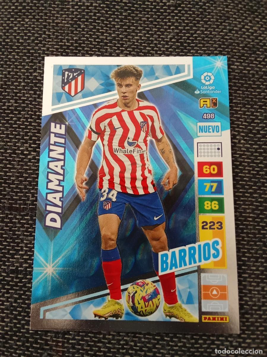 Cromos de F&uacute;tbol: 498 barrios atl&eacute;tico de Madrid nuevo diamante ADRENALYN 2022-23