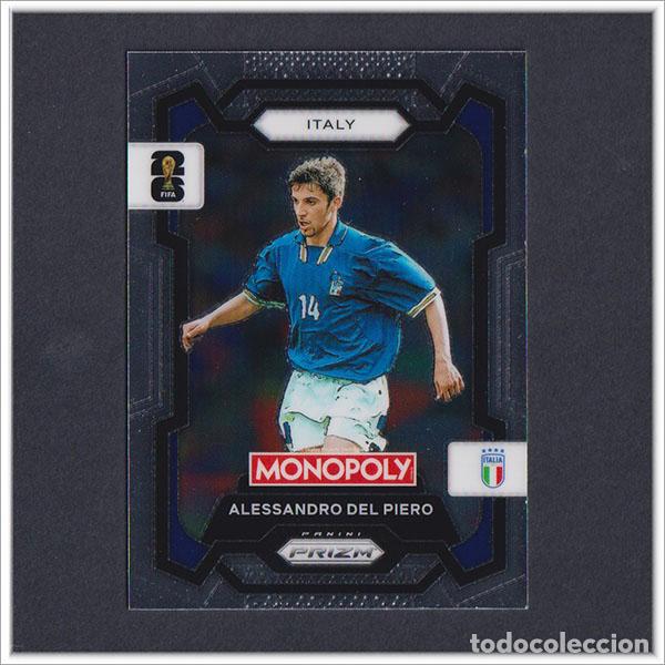 Cromos de F&uacute;tbol: FIFA WORLD CUP 2026 PANINI PRIZM MONOPOLY ALESSANDRO DEL PIERO 39 ITALIA COLECCI&Oacute;N ALBUM MUNDIAL