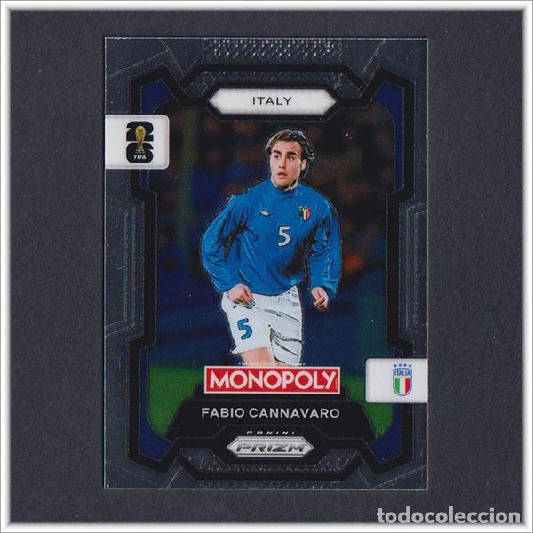 Cromos de F&uacute;tbol: FIFA WORLD CUP 2026 PANINI PRIZM MONOPOLY FABIO CANNAVARO 36 ITALIA COLECCI&Oacute;N ALBUM MUNDIAL