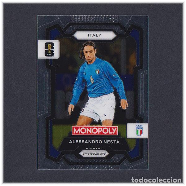 Cromos de F&uacute;tbol: FIFA WORLD CUP 2026 PANINI PRIZM MONOPOLY ALESSANDRO NESTA 34 ITALIA COLECCI&Oacute;N ALBUM MUNDIAL