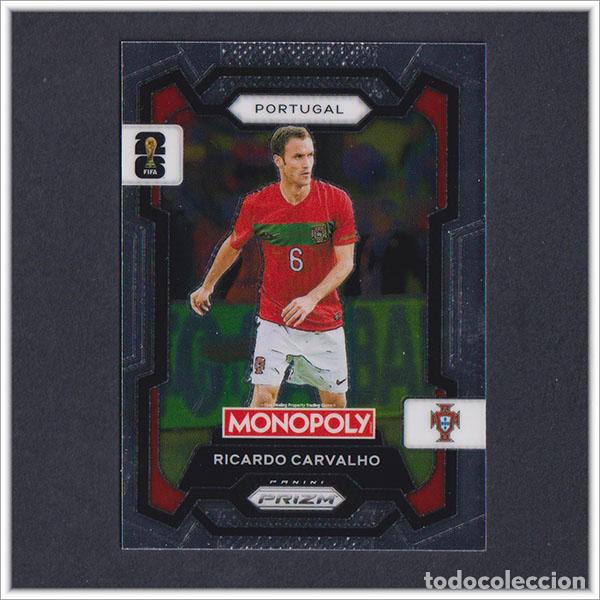 Cromos de F&uacute;tbol: FIFA WORLD CUP 2026 PANINI PRIZM MONOPOLY RICARDO CARVALHO 32 PORTUGAL COLECCI&Oacute;N ALBUM MUNDIAL