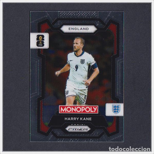 Cartes &agrave; collectionner de Football: FIFA WORLD CUP 2026 PANINI PRIZM MONOPOLY HARRY KANE 22 INGLATERRA COLECCI&Oacute;N ALBUM MUNDIAL