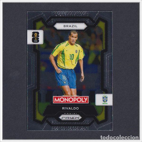 Cartes &agrave; collectionner de Football: FIFA WORLD CUP 2026 PANINI PRIZM MONOPOLY RIVALDO 21 BRASIL COLECCI&Oacute;N ALBUM MUNDIAL