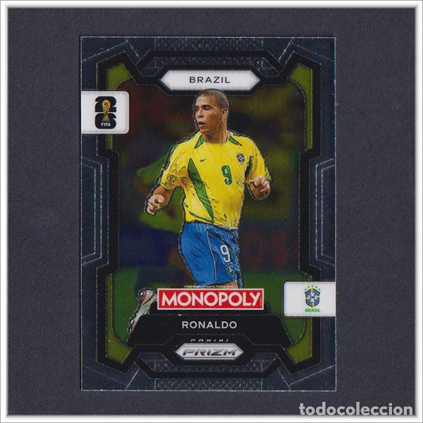Cromos de F&uacute;tbol: FIFA WORLD CUP 2026 PANINI PRIZM MONOPOLY RONALDO NAZARIO 18 BRASIL COLECCI&Oacute;N ALBUM MUNDIAL