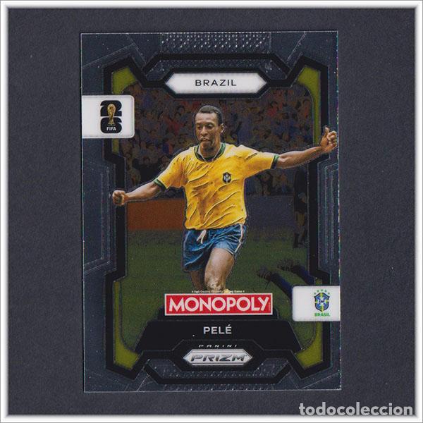 Cromos de F&uacute;tbol: FIFA WORLD CUP 2026 PANINI PRIZM MONOPOLY PELE 16 BRASIL COLECCI&Oacute;N ALBUM MUNDIAL