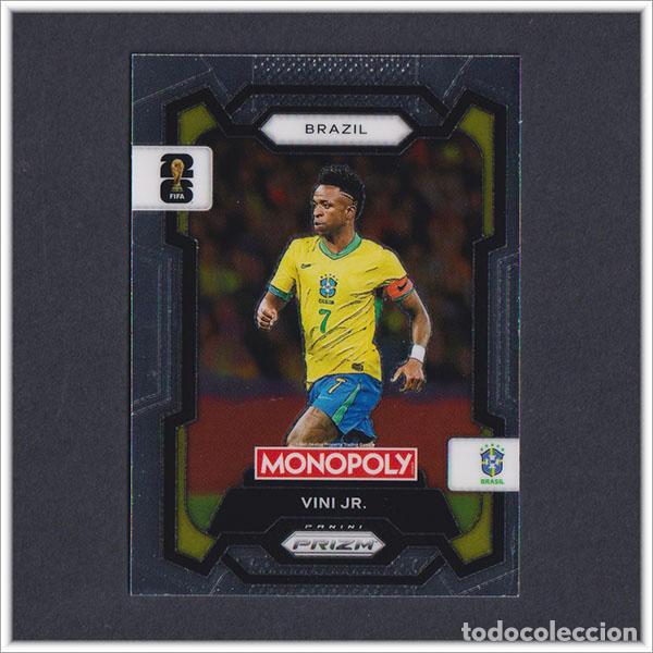Cromos de F&uacute;tbol: FIFA WORLD CUP 2026 PANINI PRIZM MONOPOLY VINICIUS 14 BRASIL COLECCI&Oacute;N ALBUM MUNDIAL