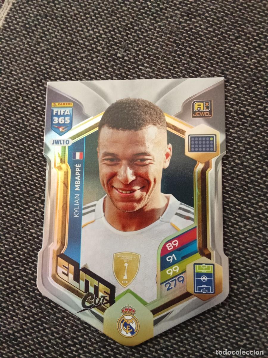 Cromos de F&uacute;tbol: JWL10 mbappe real Madrid cut &eacute;lite Adrenalyn fifa 365 2025-26