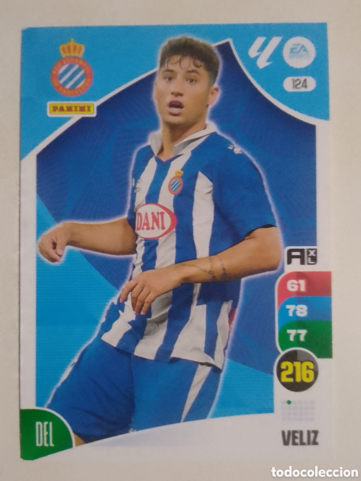 Cromos de F&uacute;tbol: Adrenalyn XL 2024-25 n&deg; 124 Veliz &bull; Espanyol.