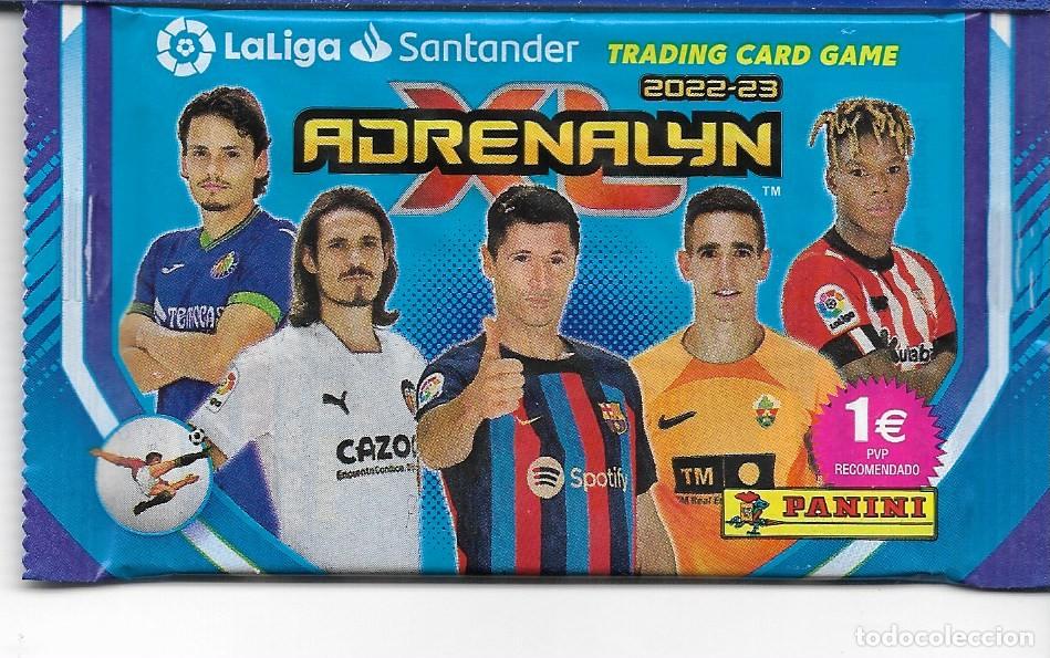 Cromos de F&uacute;tbol: ADRENALYN 2022/23 25 SOBRES SIN HABRIR