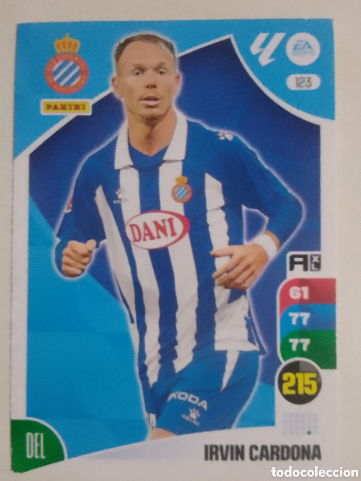 Cromos de F&uacute;tbol: Adrenalyn XL 2024-25 n&deg; 123 Irvin Cardona &bull; Espanyol.