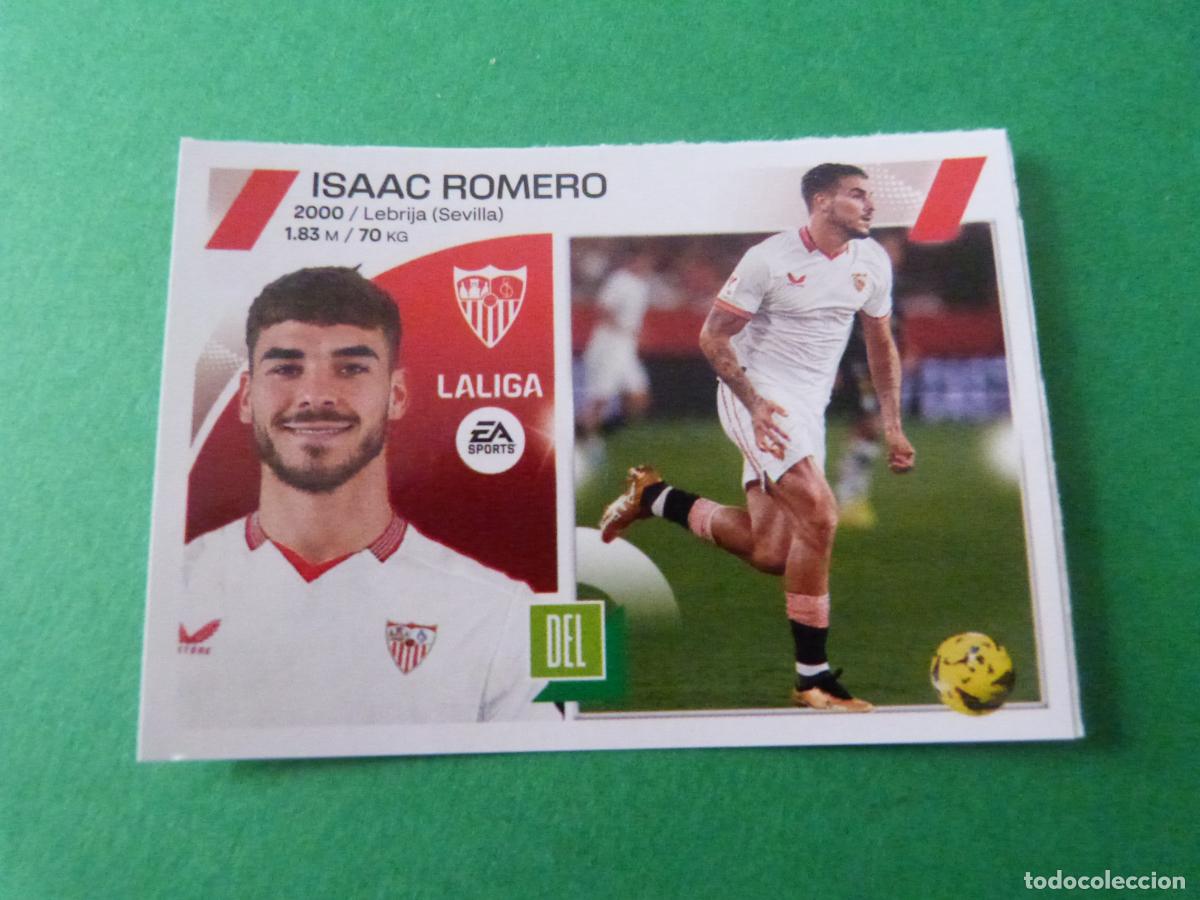 Cromos de F&uacute;tbol: CROMO FUTBOL ISAAC ROMERO SEVILLA F.C. SIN PEGAR FICHAJE N&ordm; 33 INVIERNO LIGA ESTE 2023-2024/23-24