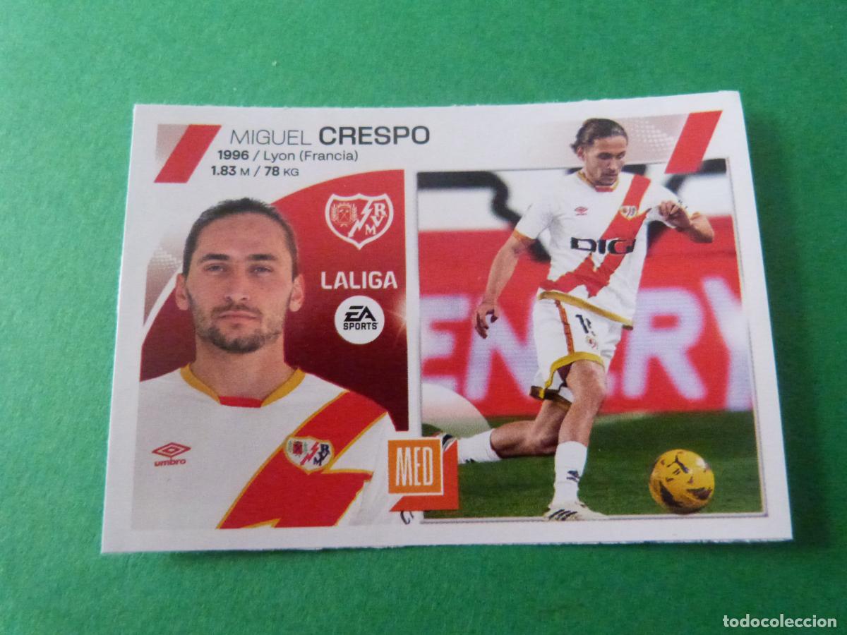 Cromos de F&uacute;tbol: CROMO FUTBOL CRESPO RAYO VALLECANO SIN PEGAR FICHAJE N&ordm; 27 INVIERNO LIGA ESTE 2023-2024/23-24
