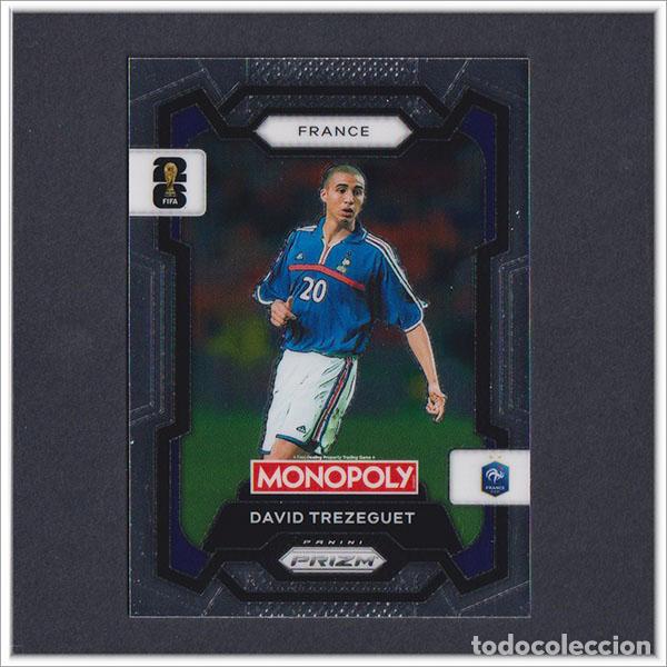 Cromos de F&uacute;tbol: FIFA WORLD CUP 2026 PANINI PRIZM MONOPOLY DAVID TREZEGUET 12 FRANCIA COLECCI&Oacute;N ALBUM MUNDIAL