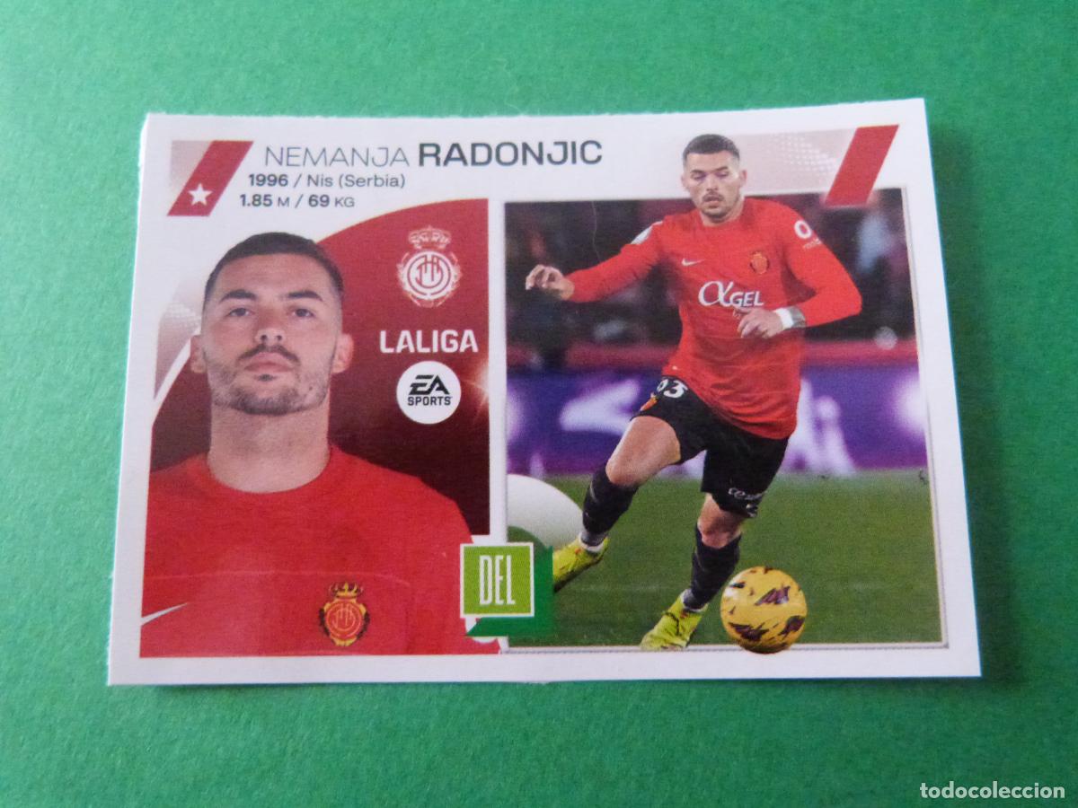 Cromos de F&uacute;tbol: CROMO FUTBOL RADONJIC R.C.D. MALLORCA SIN PEGAR FICHAJE N&ordm; 25 INVIERNO LIGA ESTE 2023-2024/23-24