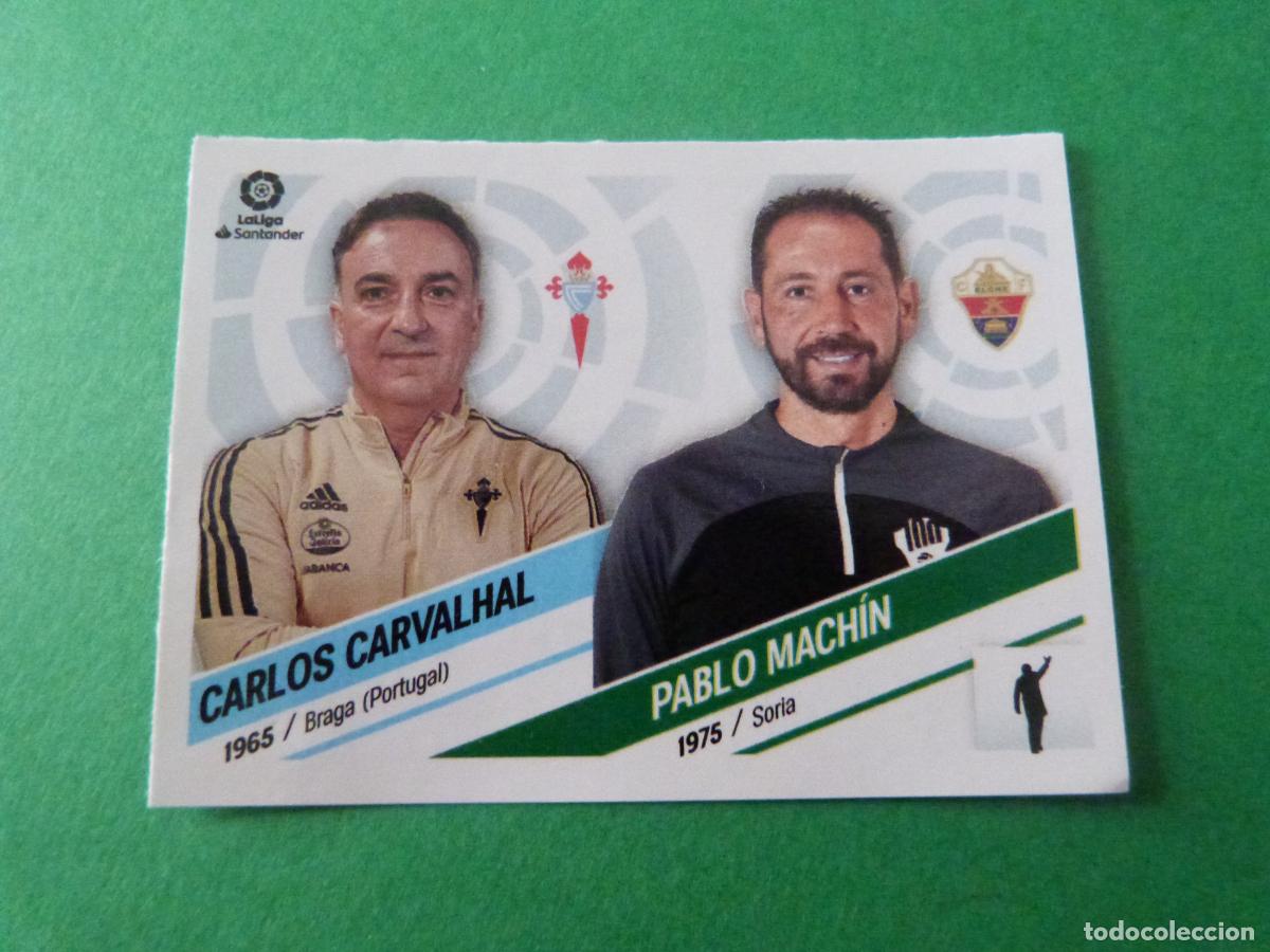 Cromos de F&uacute;tbol: CROMO FUTBOL CARVALHAL-MACHIN CELTA-ELCHE SIN PEGAR FICHAJE N&ordm; 40 INVIERNO LIGA ESTE 2022-2023/22-23