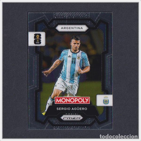 Cromos de F&uacute;tbol: FIFA WORLD CUP 2026 PANINI PRIZM MONOPOLY SERGIO AGUERO 6 ARGENTINA COLECCI&Oacute;N ALBUM MUNDIAL
