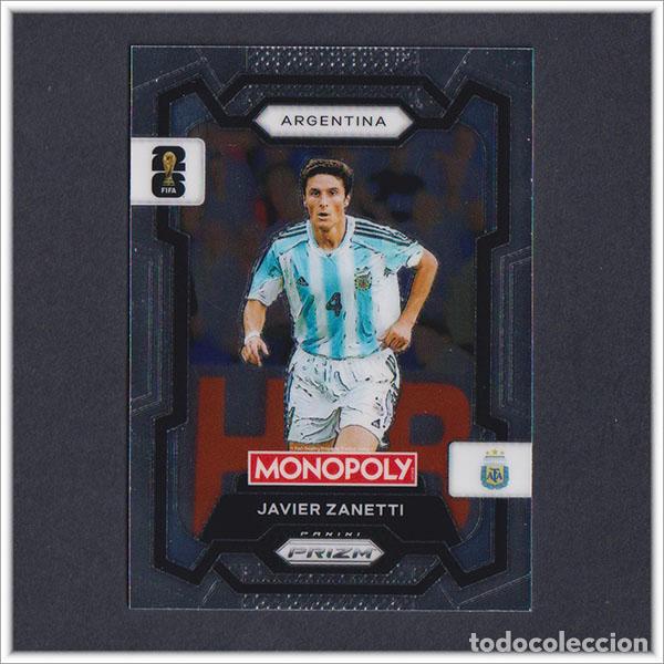 Cromos de F&uacute;tbol: FIFA WORLD CUP 2026 PANINI PRIZM MONOPOLY JAVIER ZANETTI 5 ARGENTINA COLECCI&Oacute;N ALBUM MUNDIAL