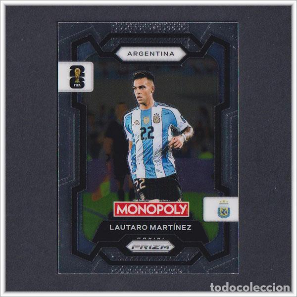 Cromos de F&uacute;tbol: FIFA WORLD CUP 2026 PANINI PRIZM MONOPOLY LAUTARO MARTINEZ 2 ARGENTINA COLECCI&Oacute;N ALBUM MUNDIAL