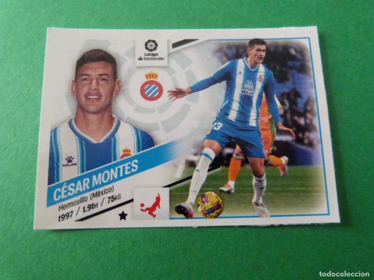 Cromos de F&uacute;tbol: CROMO FUTBOL CESAR MONTES R.C.D. ESPA&Ntilde;OL SIN PEGAR FICHAJE N&ordm; 18 INVIERNO LIGA ESTE 2022-2023/22-23