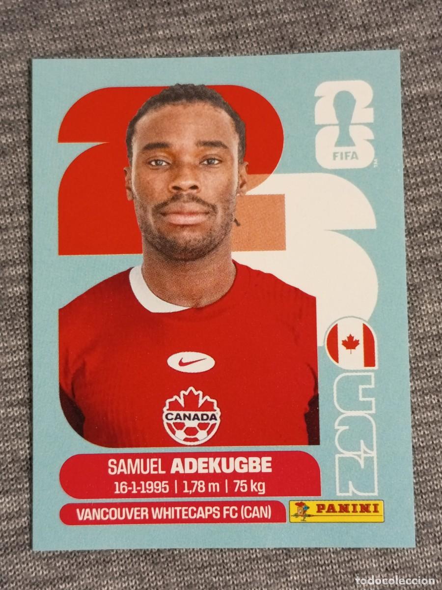 Cromos de F&uacute;tbol: ADEKUGBE CAN 5 STICKER MUNDIAL 2026 PANINI FIFA WORLD CUP NUEVO