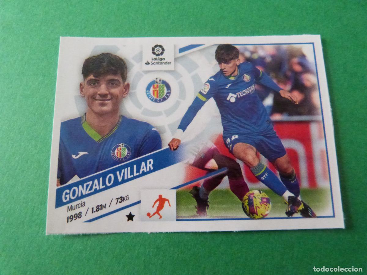 Cromos de F&uacute;tbol: CROMO FUTBOL GONZALO VILLAR GETAFE C.F. SIN PEGAR FICHAJE N&ordm; 22 INVIERNO LIGA ESTE 2022-2023/22-23