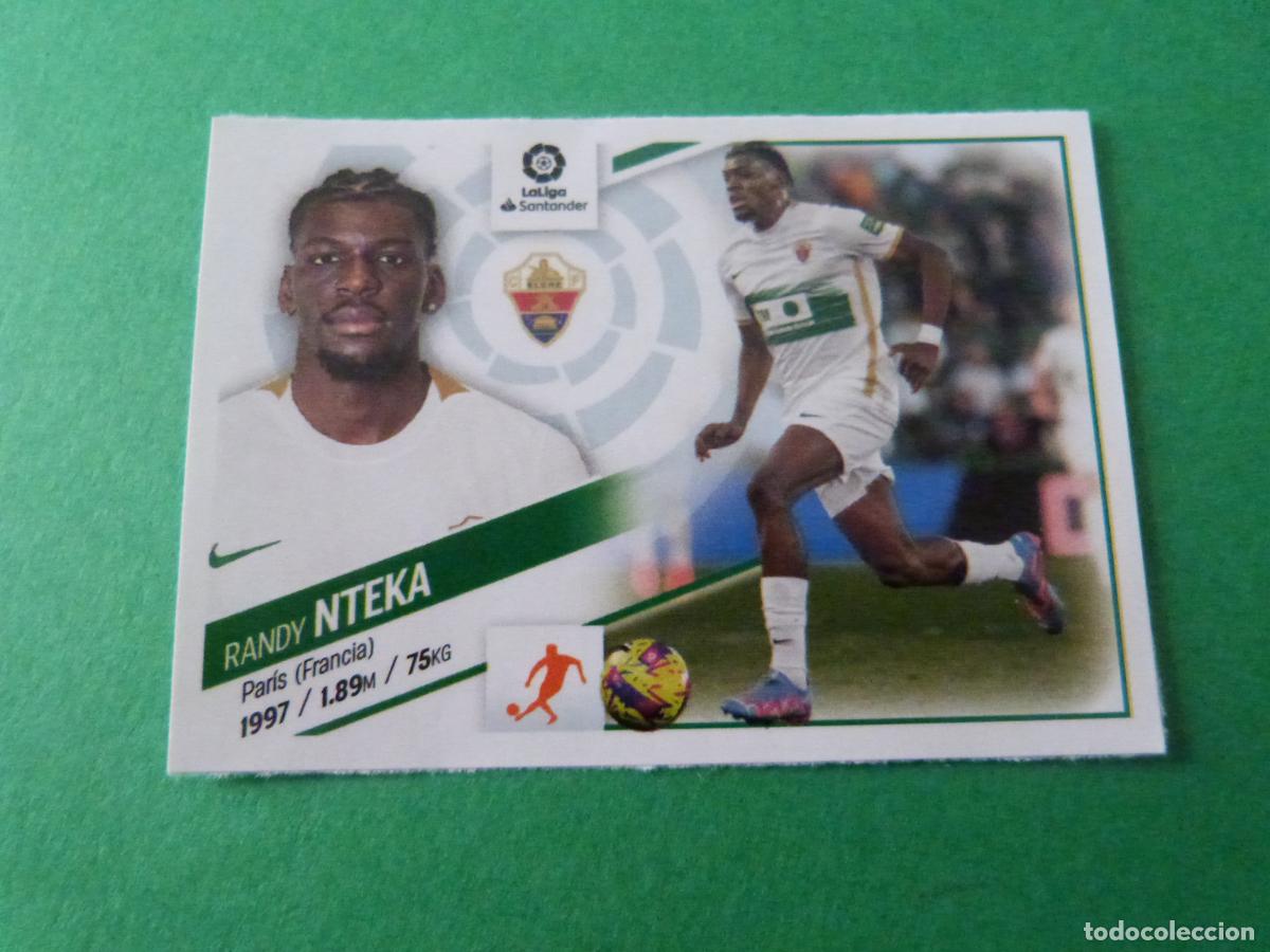 Cromos de F&uacute;tbol: CROMO FUTBOL NTEKA ELCHE C.F. SIN PEGAR FICHAJE N&ordm; 16 INVIERNO LIGA ESTE 2022-2023/22-23