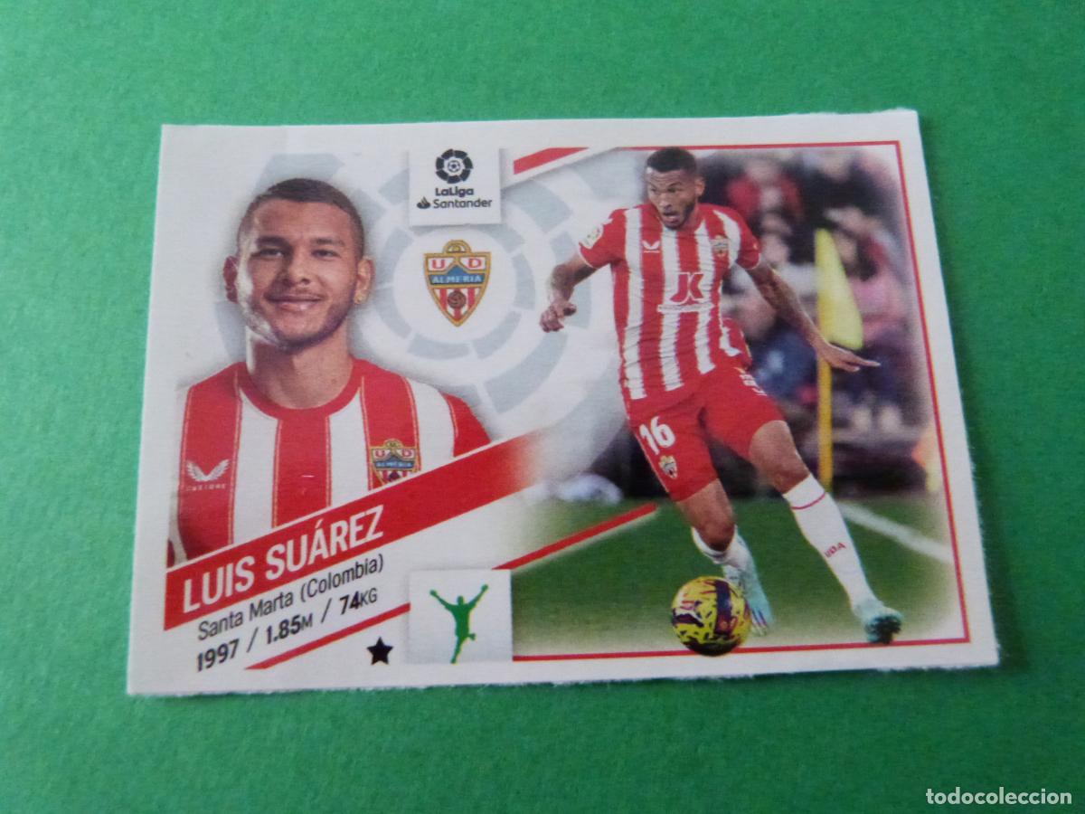 Cromos de F&uacute;tbol: CROMO FUTBOL LUIS SUAREZ U.D. ALMERIA SIN PEGAR FICHAJE N&ordm; 2 INVIERNO LIGA ESTE 2022-2023/22-23
