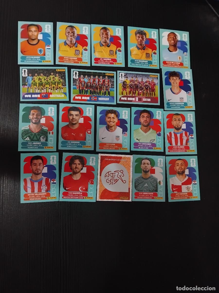 Cromos de F&uacute;tbol: LOTE 19 CROMOS VARIADOS - PANINI FIFA WORLD CUP 2026 - MUNDIAL 2026