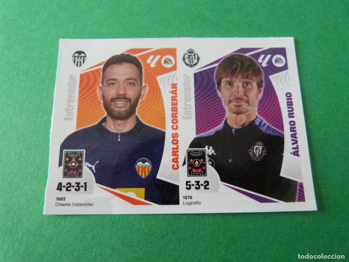 Cromos de F&uacute;tbol: CROMO FUTBOL CORBERAN-RUBIO VALENCIA-VALLADOLID SIN PEGAR FICHAJE N&ordm; 42 INVIERNO LIGA ESTE 2022-2023
