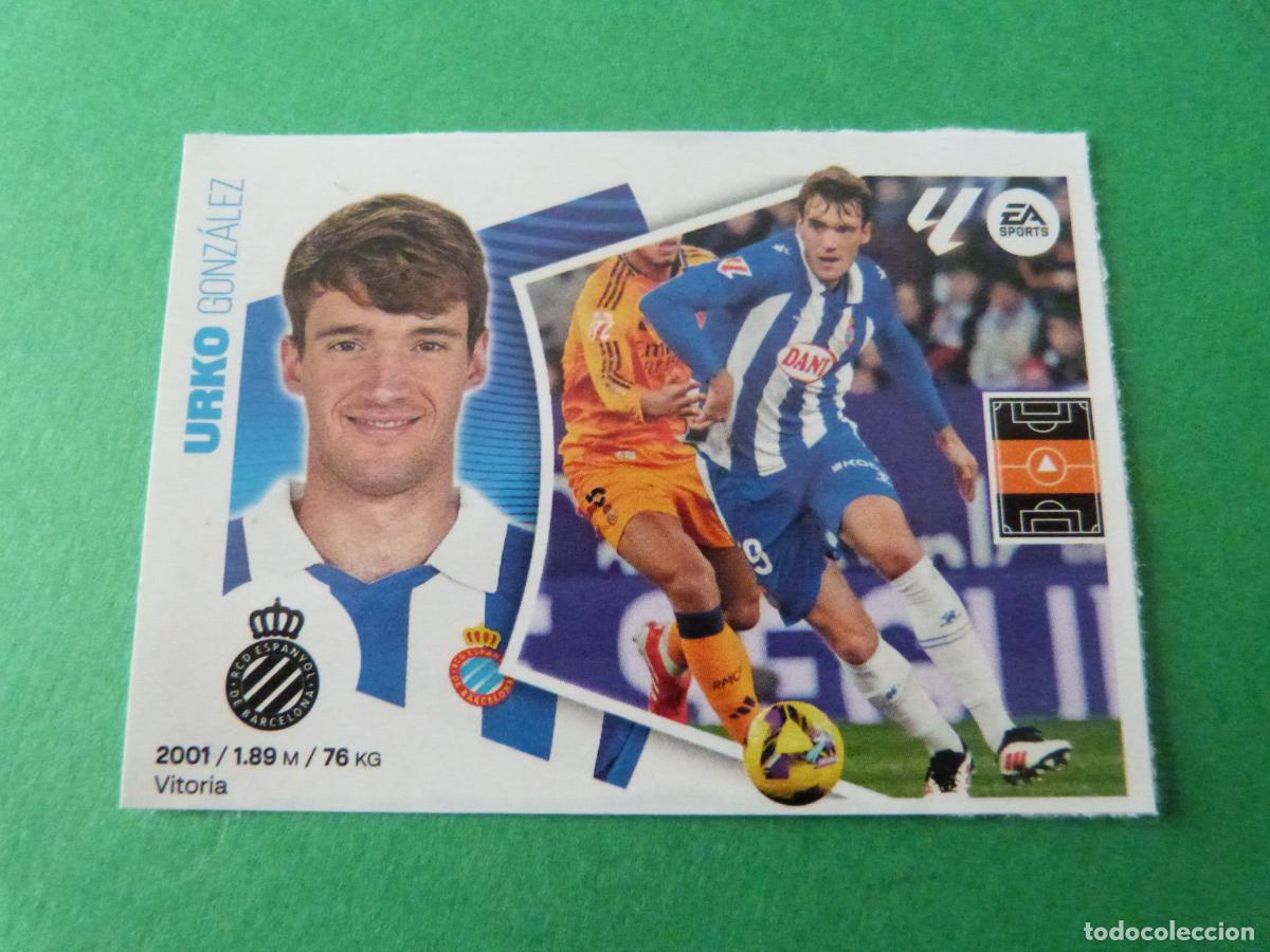 Cromos de F&uacute;tbol: CROMO FUTBOL URKO R.C.D. ESPA&Ntilde;OL-ESPANYOL SIN PEGAR FICHAJE N&ordm; 17 INVIERNO LIGA ESTE 2022-2023