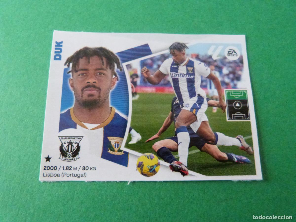 Cromos de F&uacute;tbol: CROMO FUTBOL DUK C.D. LEGANES SIN PEGAR FICHAJE N&ordm; 28 INVIERNO LIGA ESTE 2024-2025