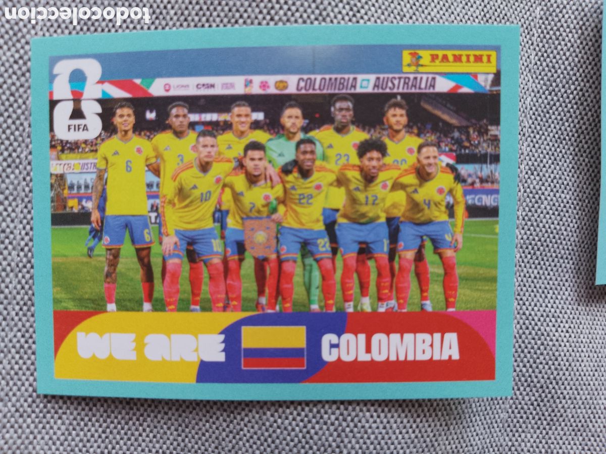 Cartes &agrave; collectionner de Football: COL13 WE ARE COLOMBIA FIFA MUNDIAL FIFA WORLD CUP 2026 STICKER PANINI COL 13