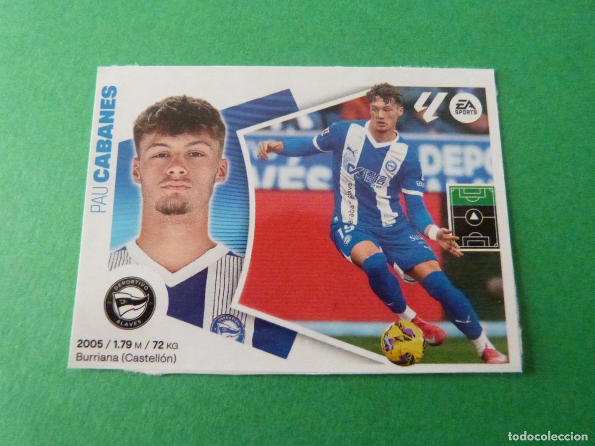 Cromos de F&uacute;tbol: CROMO FUTBOL CABANES DEPORTIVO ALAVES SIN PEGAR FICHAJE N&ordm; 3 INVIERNO LIGA ESTE 2024-2025/24-25