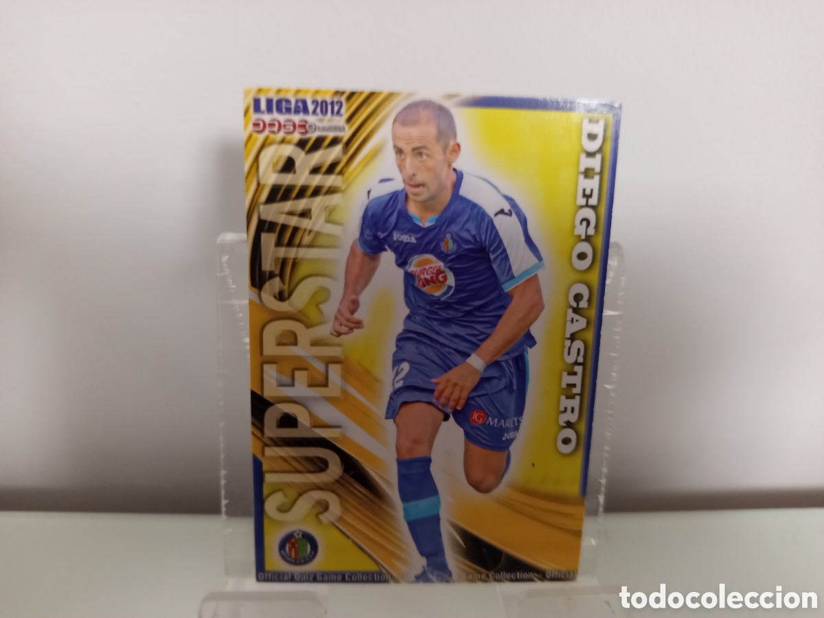 Cromos de F&uacute;tbol: ❇️ CROMO ⚽ DIEGO CASTRO GETAFE SUPERSTAR FICHAS LIGA QUIZ 11 12 2011 2012 MUNDICROMO ❇️
