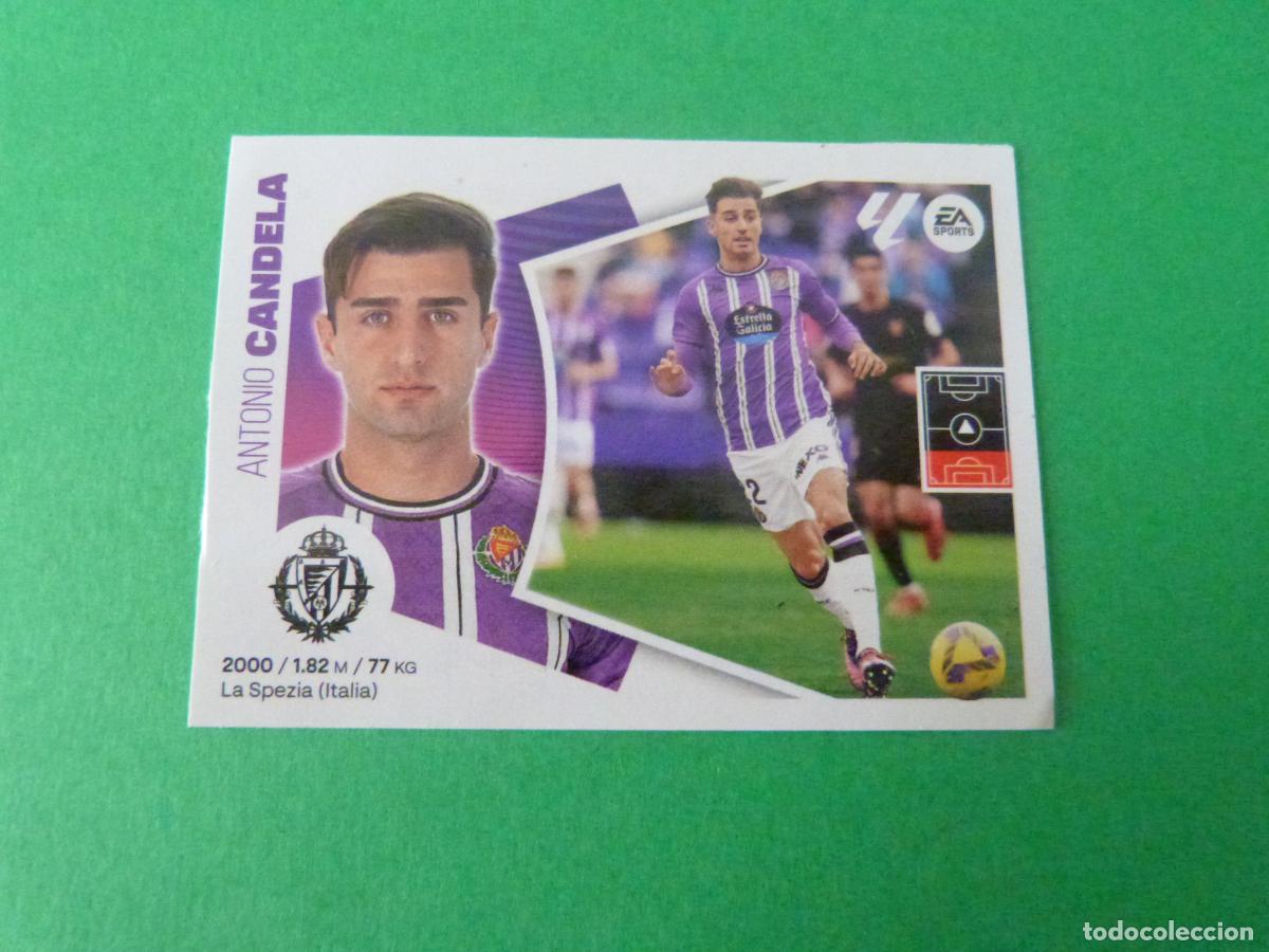 Cartes &agrave; collectionner de Football: CROMO FUTBOL CANDELA REAL VALLADOLID SIN PEGAR FICHAJE N&ordm; 36 INVIERNO LIGA ESTE 2024-2025/24-25