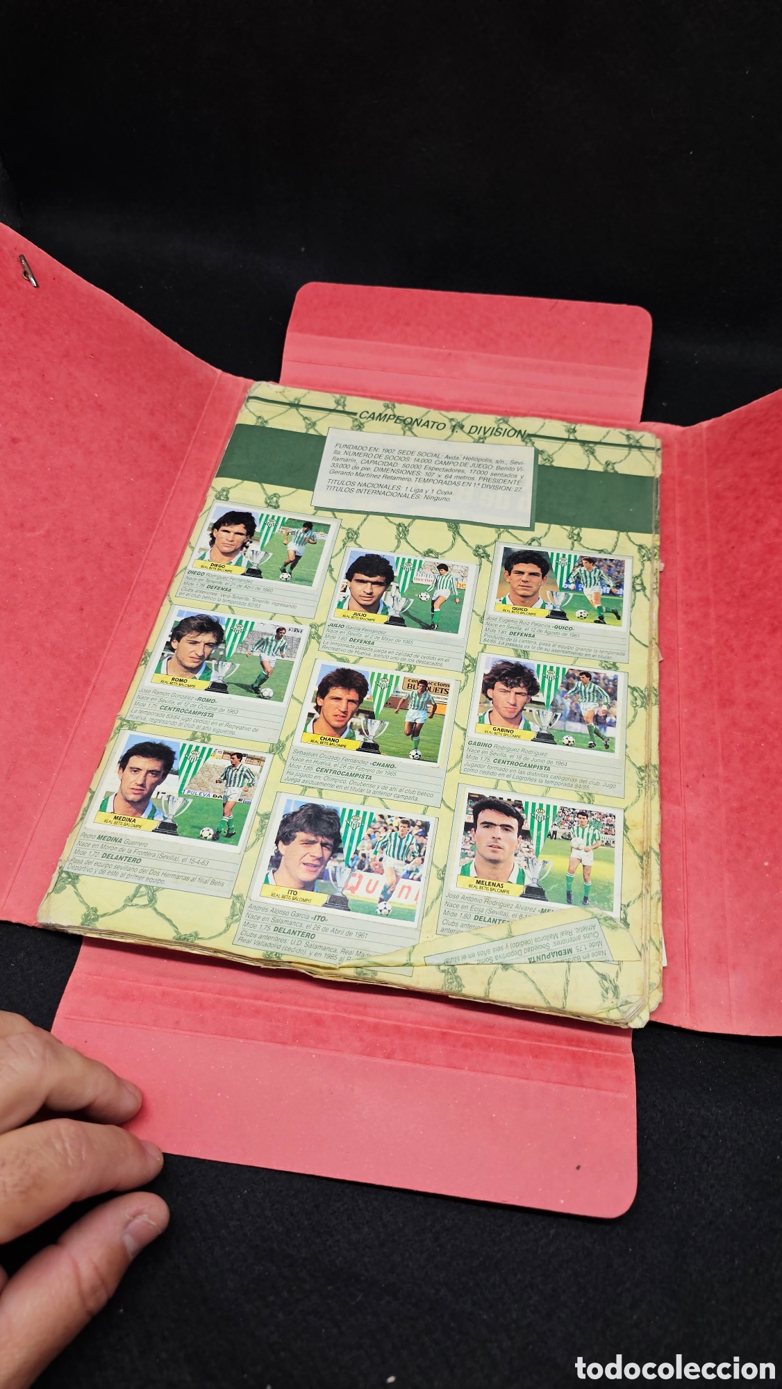 Fu&szlig;ball-Sticker: Cromos de f&uacute;tbol liga 87/88