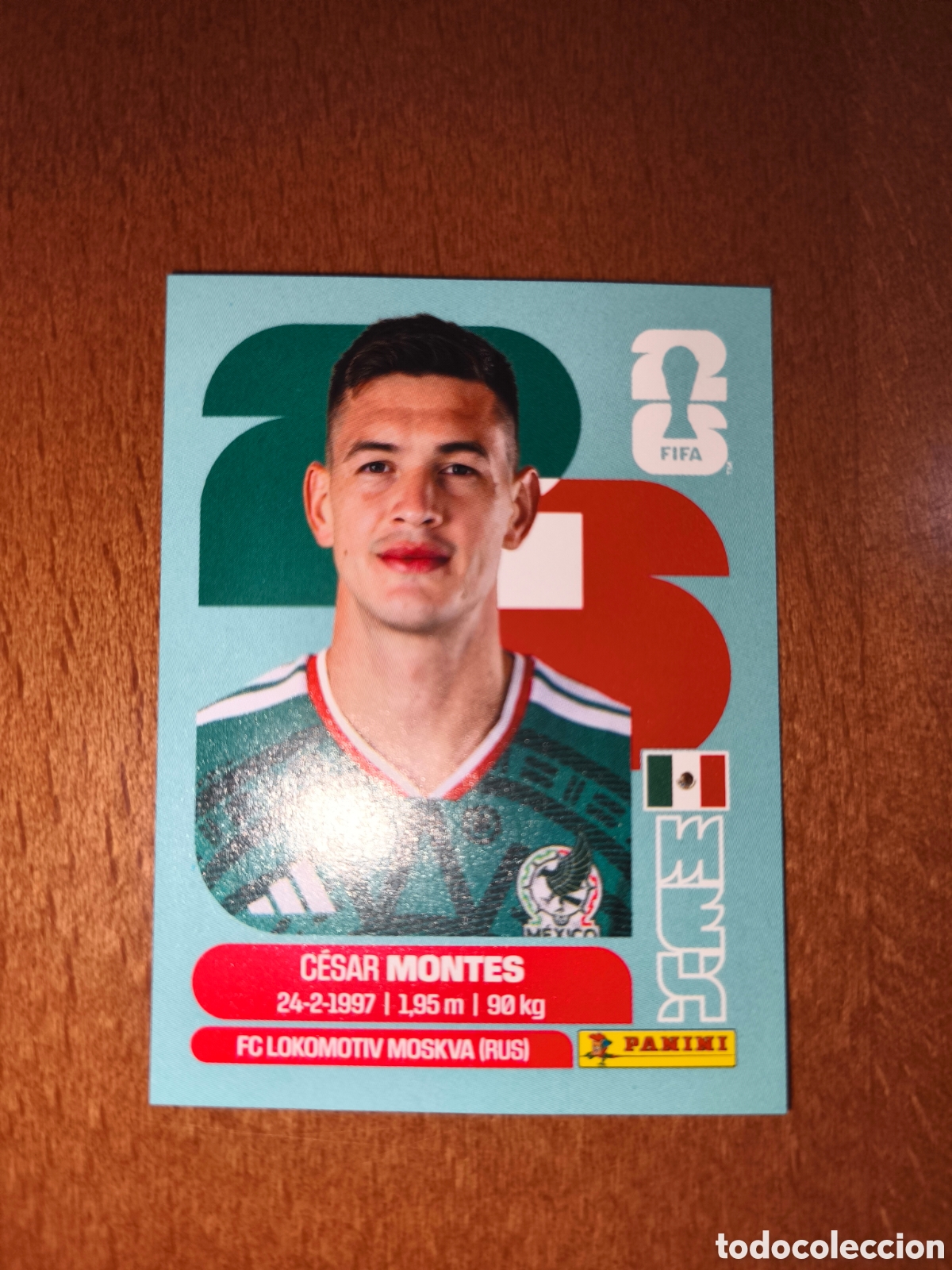 Cromos de F&uacute;tbol: MEX5 C&eacute;sar Montes Fifa World Cup 2026 M&eacute;xico