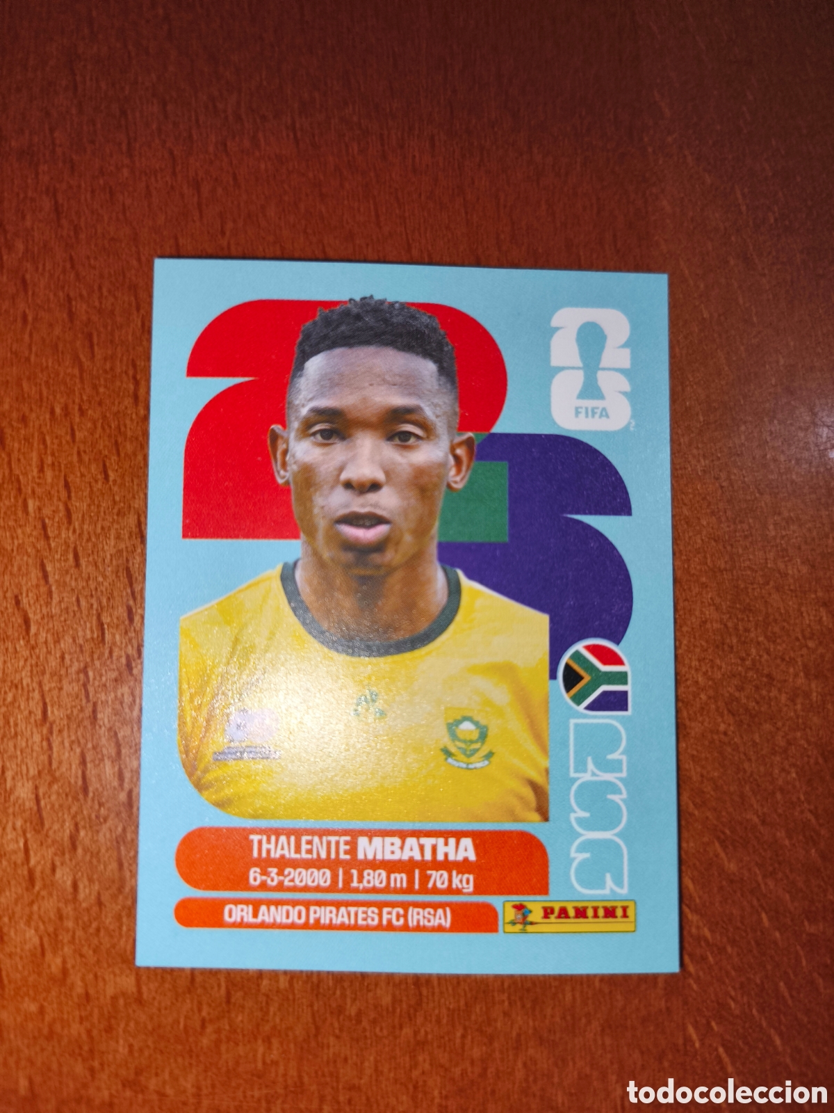 Cromos de F&uacute;tbol: RSA12 Thalente Mbatha Fifa World Cup 2026 Sud&aacute;frica