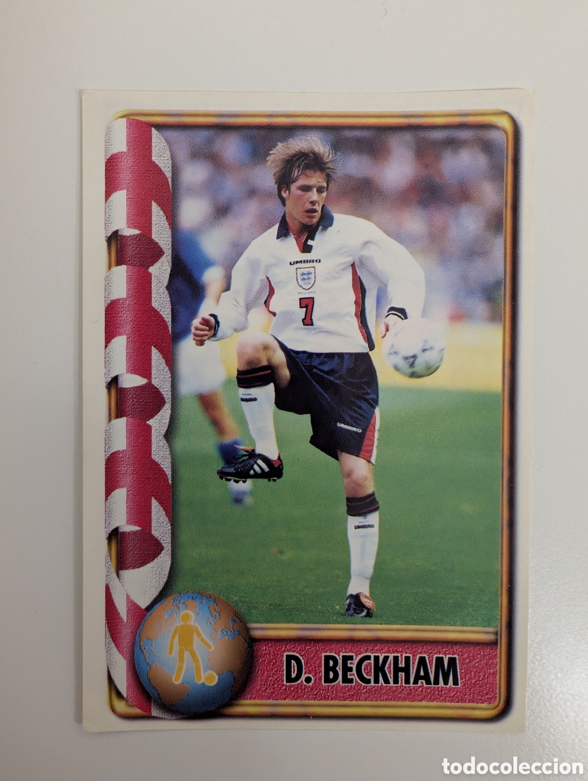 Cromos de F&uacute;tbol: D. DAVID BECKHAM 308 MUNDIAL FRANCIA FRANCE 98 1998 EDICIONES ESTADIO