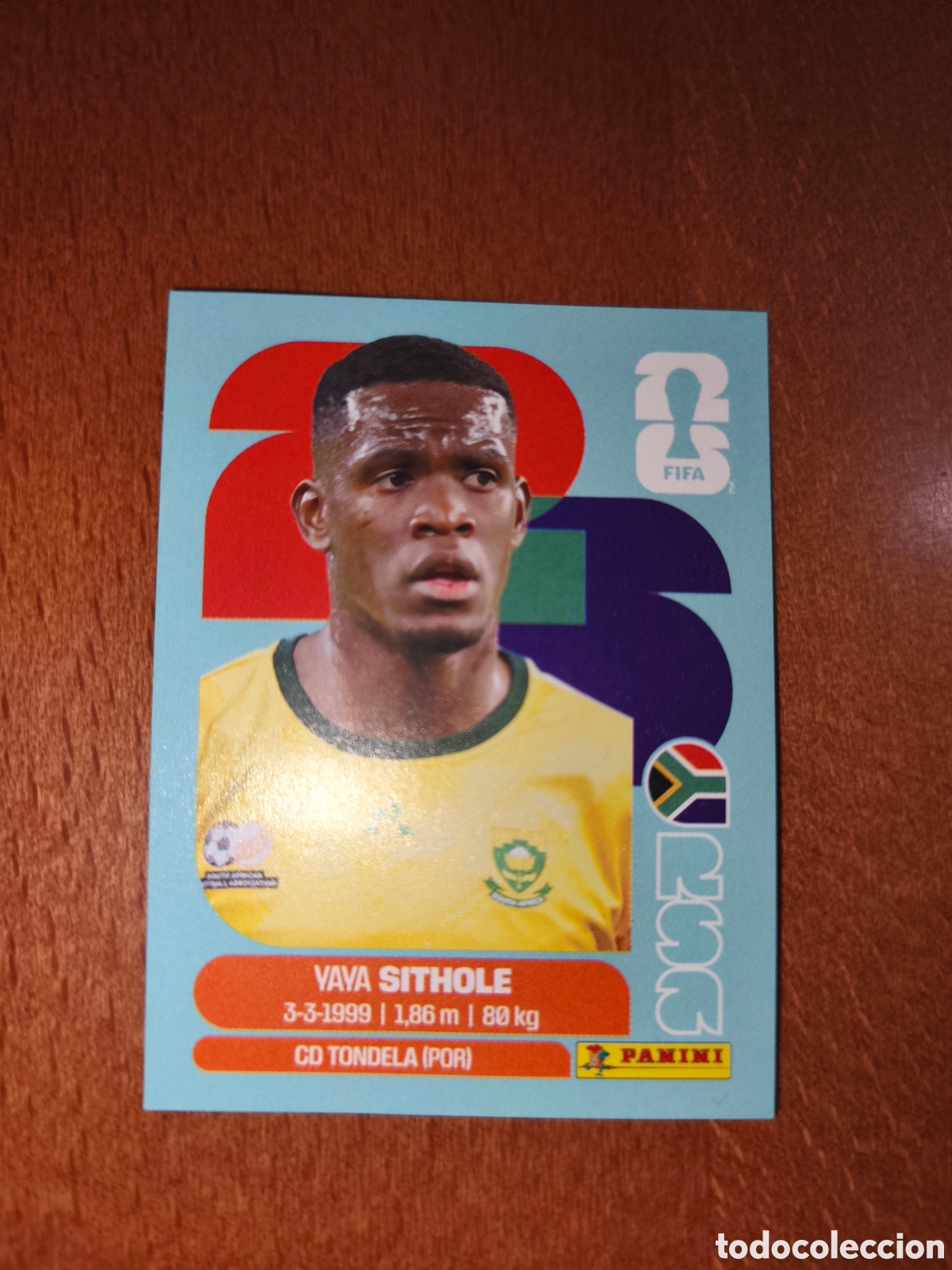 Fu&szlig;ball-Sticker: RSA15 Yaya Sithole Fifa World Cup 2026 Sud&aacute;frica