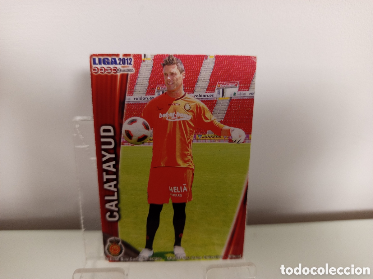 Cromos de F&uacute;tbol: ❇️ CROMO ⚽ CALATAYUD MALLORCA FICHAS LIGA QUIZ 11 12 2011 2012 MUNDICROMO ❇️