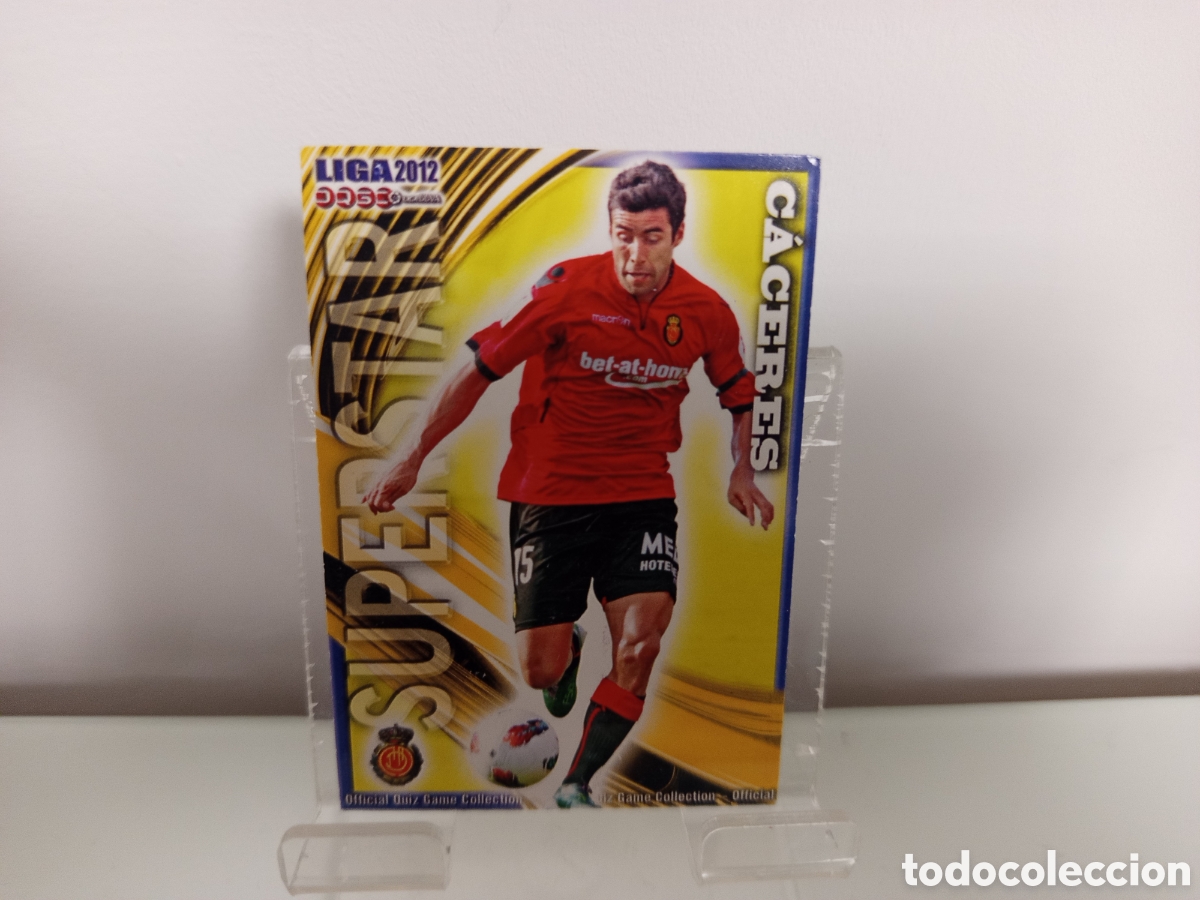 Cromos de F&uacute;tbol: ❇️ CROMO ⚽ C&Aacute;CERES MALLORCA SUPERSTAR FICHAS LIGA QUIZ 11 12 2011 2012 MUNDICROMO ❇️