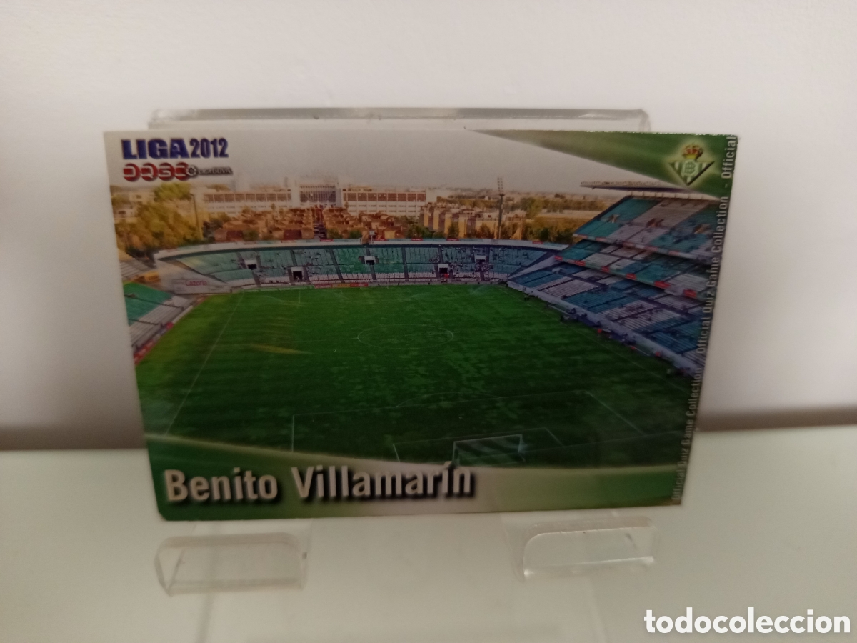Cromos de F&uacute;tbol: ❇️ CROMO ⚽ ESTADIO BENITO VILLAMAR&Iacute;N BETIS FICHAS LIGA QUIZ 11 12 2011 2012 MUNDICROMO ❇️