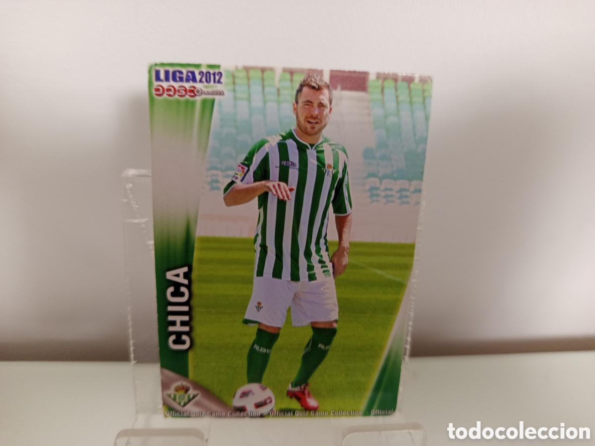 Cromos de F&uacute;tbol: ❇️ CROMO ⚽ CHICA BETIS FICHAS LIGA QUIZ 11 12 2011 2012 MUNDICROMO ❇️