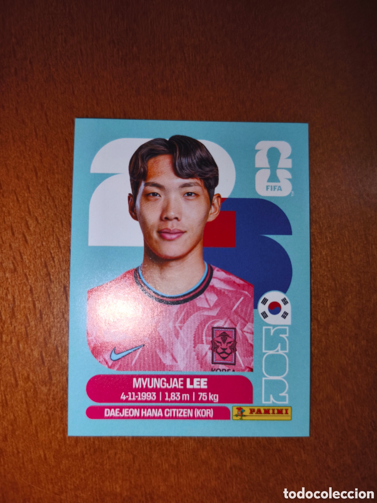 Cromos de F&uacute;tbol: KOR9 Myungjae Lee Fifa World Cup 2026 Corea del Sur