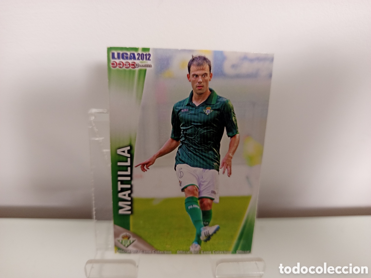 Cromos de f&uacute;tbol: ❇️ CROMO ⚽ MATILLA BETIS 476 ALTA FICHAS LIGA QUIZ 11 12 2011 2012 MUNDICROMO DIF&Iacute;CIL ❇️