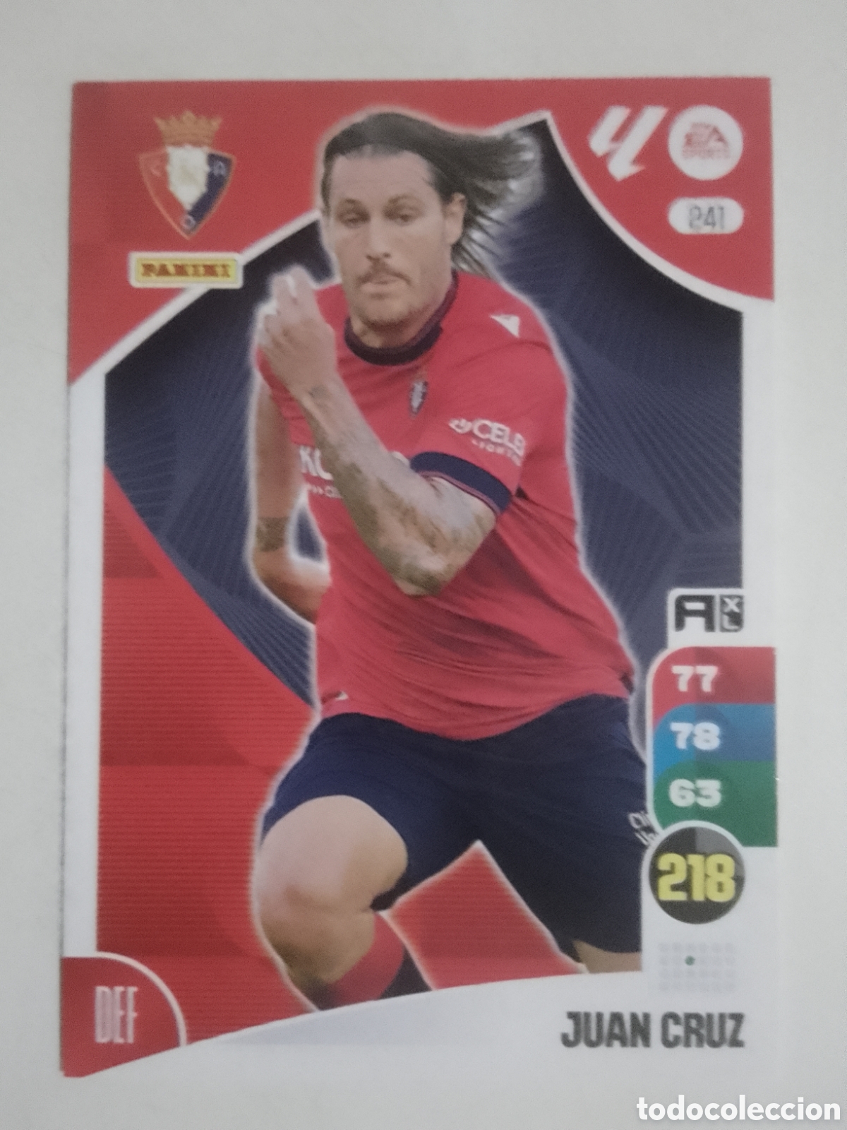 Figurine di Calcio: Adrenalyn XL 2024-25 n&deg; 241 Juan Cruz &bull; Osasuna.